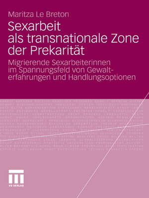 cover image of Sexarbeit als transnationale Zone der Prekarität